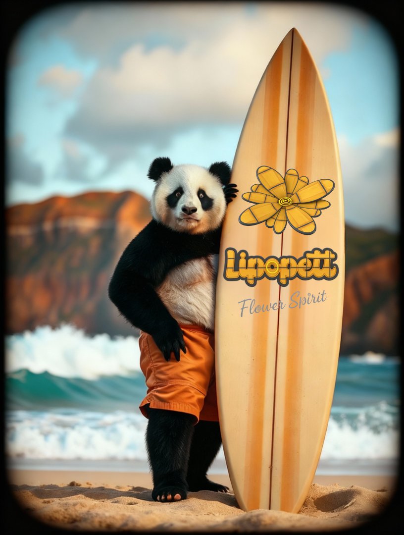 Personnage Panda de Lipopett Island